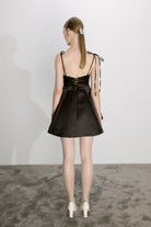 Nazlı Ceren-Juniper Mini Elbise Siyah-Elbise-3-Milagron.com