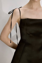 Nazlı Ceren-Juniper Mini Elbise Siyah-Elbise-4-Milagron.com