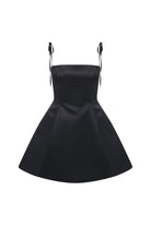 Nazlı Ceren-Juniper Mini Elbise Siyah-Elbise-5-Milagron.com