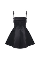 Nazlı Ceren-Juniper Mini Elbise Siyah-Elbise-6-Milagron.com