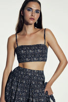 Nazlı Ceren-Lalia Koton Top Brown-Top-3-Milagron.com