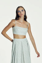 Nazlı Ceren-Lalia Koton Top Cannoli Cream-Top-3-Milagron.com