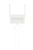 Nazlı Ceren-Lalia Krep Top Beyaz-Top-6-Milagron.com