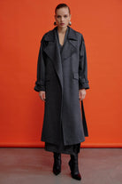 Nazlı Ceren-Laura Oversized Kaşmir Palto-Kaban-1-Milagron.com