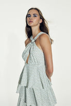 Nazlı Ceren-Laurel Koton Uzun Elbise Cannoli Cream-Elbise-5-Milagron.com