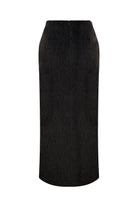 Nazlı Ceren-Lea Krep Etek Siyah-Etek-7-Milagron.com