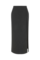 Nazlı Ceren-Lea Maksi Etek Gri-Etek-4-Milagron.com