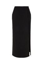 Nazlı Ceren-Lea Maksi Krep Siyah Etek-Etek-1-Milagron.com
