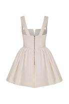 Nazlı Ceren-Leanne Saten Mini Elbise Toz Pembe-Elbise-9-Milagron.com