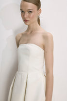 Nazlı Ceren-Lola Midi Elbise Beyaz-Elbise-3-Milagron.com