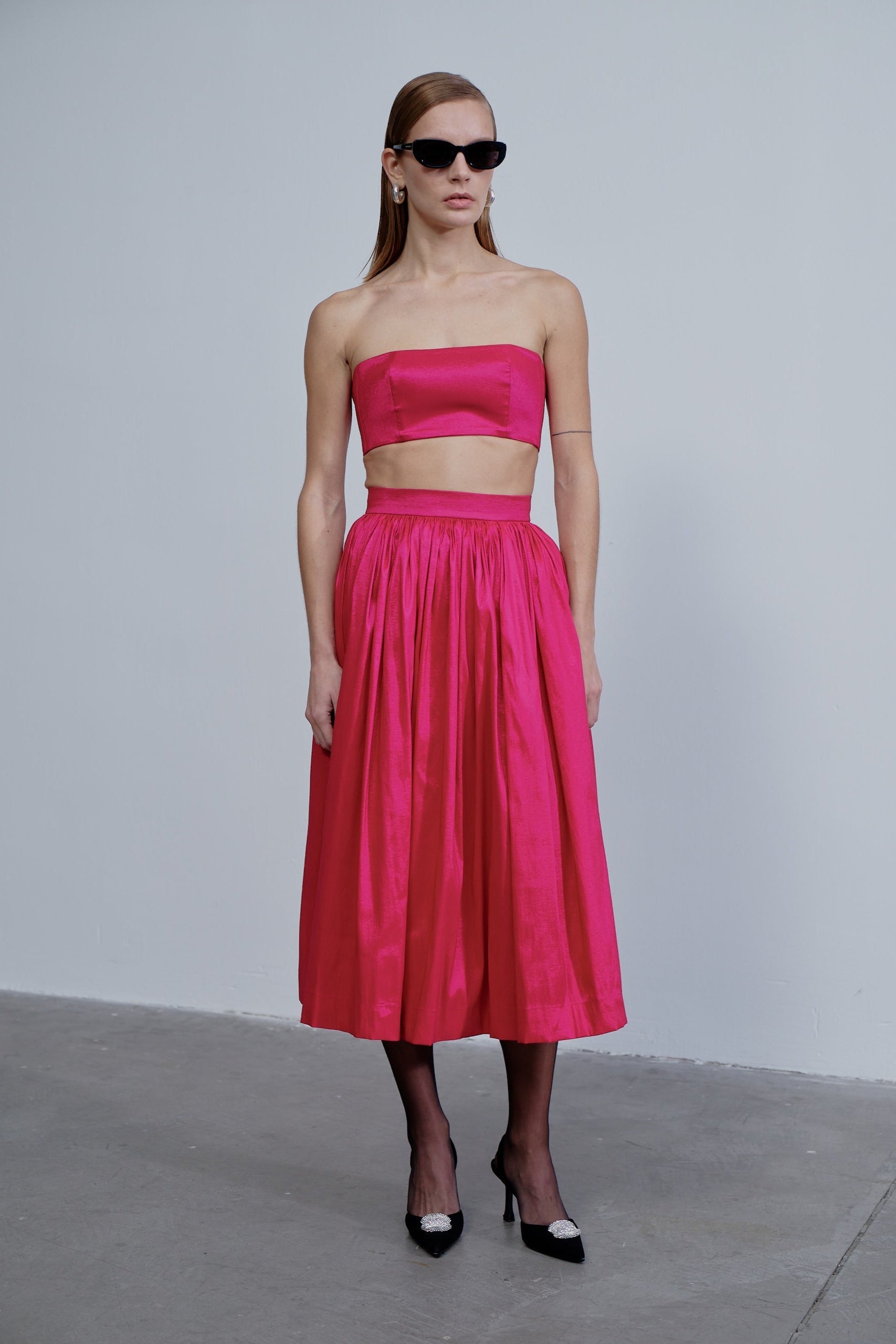 Lou Lou Midi Etek Pembe