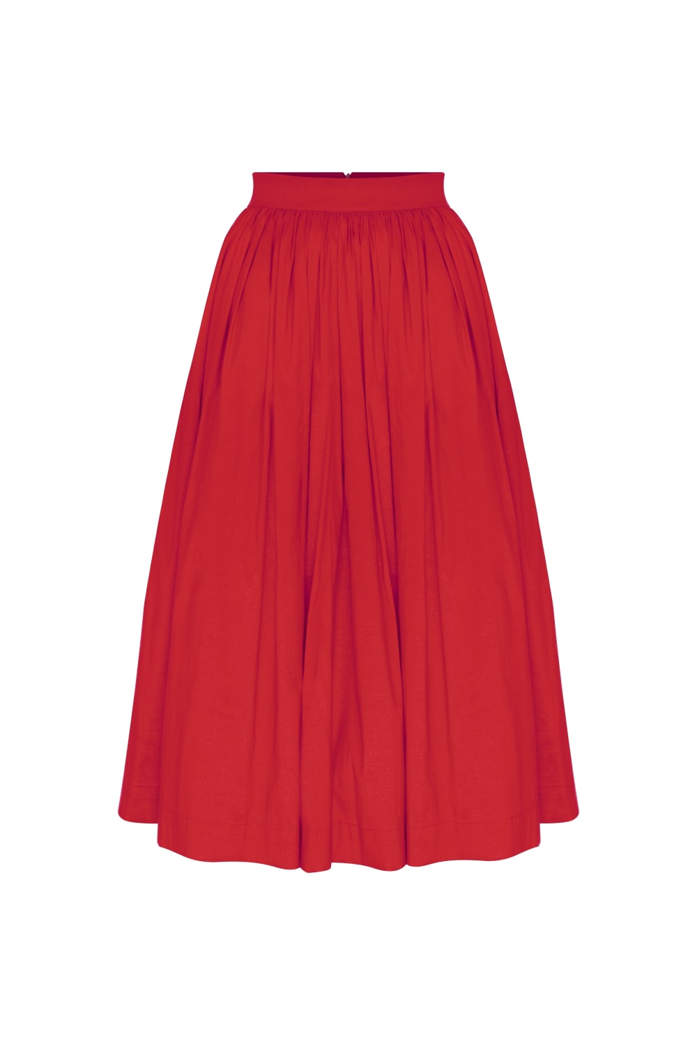 Nazlı Ceren-Lou Lou Midi Etek Rouge-Etek-3-Milagron.com