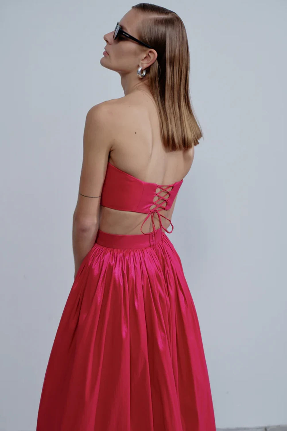 Nazlı Ceren-Lou Lou Top Pink-Top-2-Milagron.com