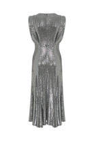 Nazlı Ceren-Lycee Payetli Midi Elbise-Elbise-5-Milagron.com