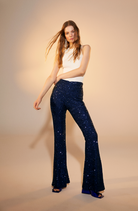 Maisy Payet Flared Pantolon Midnight Blue
