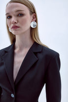 Nazlı Ceren-Marlybone Fit Siyah Ceket-Ceket-4-Milagron.com