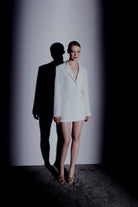 Nazlı Ceren-Marylebone Krep Blazer Beyaz-Elbise-4-Milagron.com