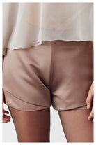 Nazlı Ceren-Maude Mini Saten şort-Şort-3-Milagron.com