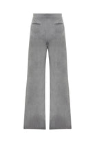 Nazlı Ceren-Millie Gri Kadife Pantolon-Pantolon-2-Milagron.com
