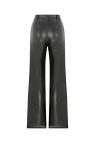 Nazlı Ceren-Millie Straight Cut Vegan Deri Pantolon-Deri Pantolon-4-Milagron.com