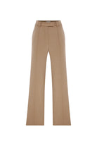 Nazlı Ceren-Millie Yün Pantolon Beige-Kumaş Pantolon-1-Milagron.com