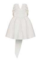 Nazlı Ceren-Miro Straplez Mini Elbise Vanilla Ice-Elbise-1-Milagron.com