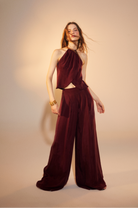 Mui Modal Top Red Plum