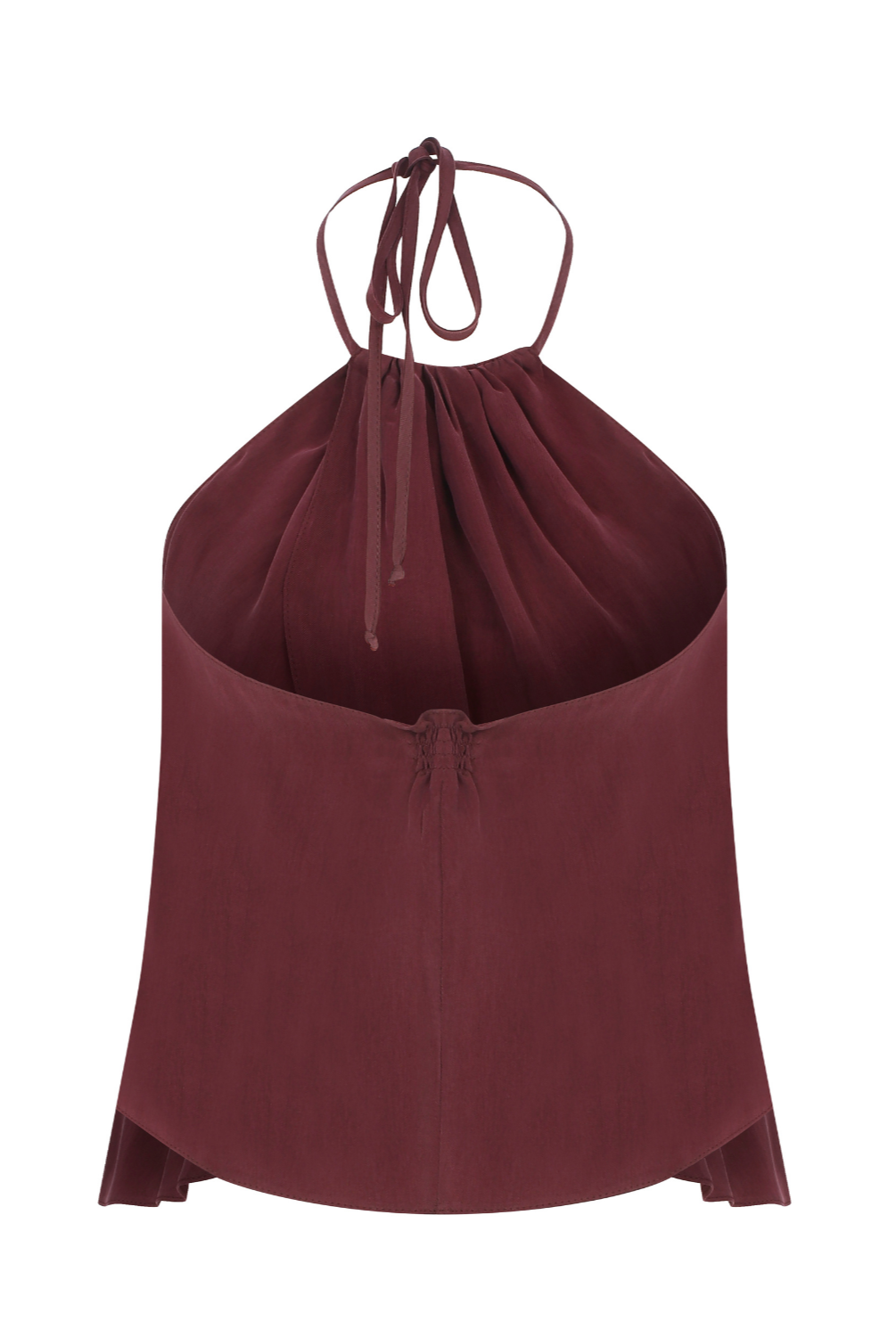 Mui Modal Top Red Plum