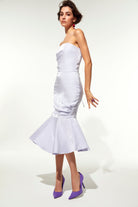 Nazlı Ceren-Noa Straplez Elbise-Elbise-4-Milagron.com