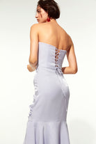 Nazlı Ceren-Noa Straplez Elbise-Elbise-6-Milagron.com