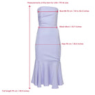 Nazlı Ceren-Noa Straplez Elbise-Elbise-7-Milagron.com