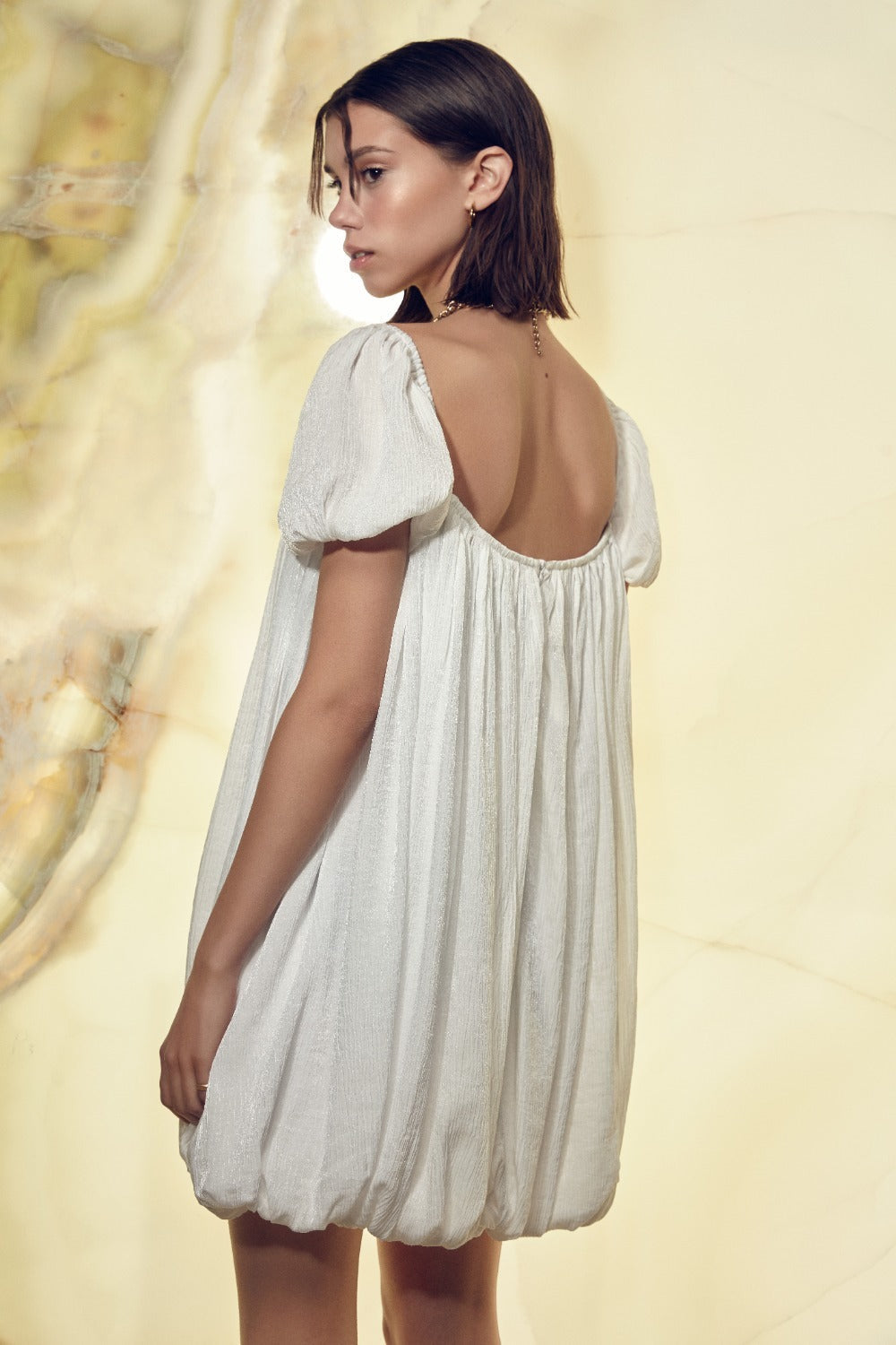 Nazlı Ceren-Noma Mini Balon Elbise-Elbise-6-Milagron.com