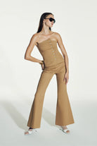 Nazlı Ceren-Odyle Koton Büstiyer Golden Straw-Top-4-Milagron.com