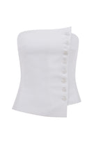 Nazlı Ceren-Odyle Krep Büstiyer Beyaz-Büstiyer-4-Milagron.com