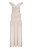 Nazlı Ceren-Purley Jarse Elbise Cuban Sand-Elbise-6-Milagron.com