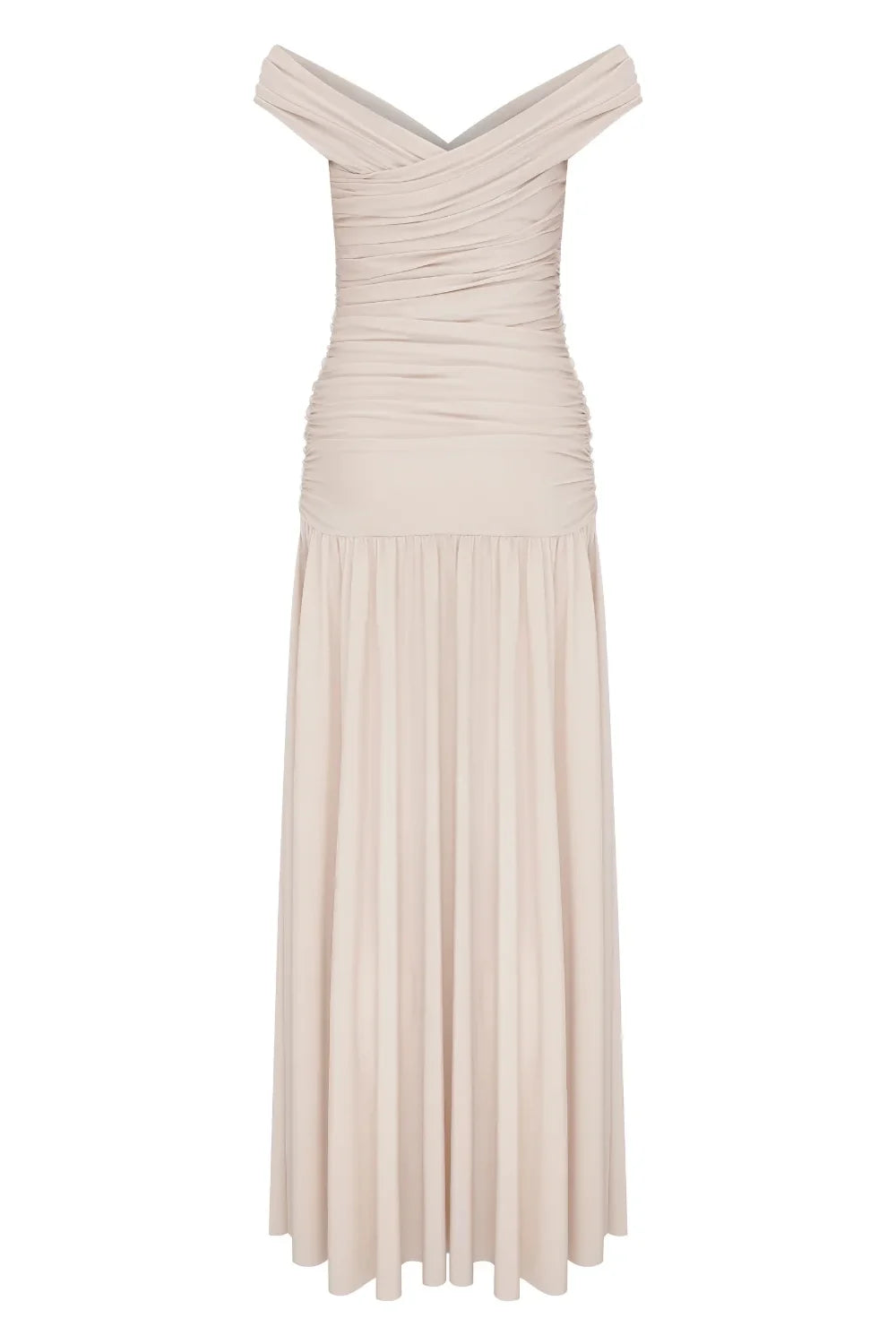 Nazlı Ceren-Purley Jarse Elbise Cuban Sand-Elbise-7-Milagron.com