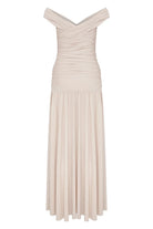 Nazlı Ceren-Purley Jarse Elbise Cuban Sand-Elbise-7-Milagron.com