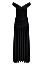 Nazlı Ceren-Purley Jarse Uzun Siyah Elbise-Elbise-2-Milagron.com