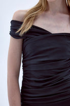 Nazlı Ceren-Purley Jarse Uzun Siyah Elbise-Elbise-8-Milagron.com