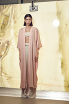 Nazlı Ceren-Rache Kaftan Salmon Pink-Kaftan-2-Milagron.com