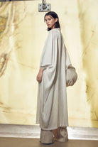 Nazlı Ceren-Rache Kaftan White-Kaftan-2-Milagron.com