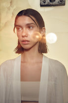 Nazlı Ceren-Rache Kaftan White-Kaftan-3-Milagron.com