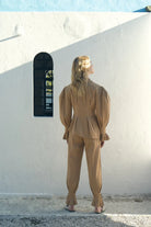 Nazlı Ceren-Raff Asimetrik Koton Pantolon-Pantolon-6-Milagron.com