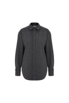 Nazlı Ceren-Ravenna Yün Karışımlı Gömlek Antracite-Gömlek-1-Milagron.com