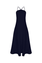 Nazlı Ceren-Riley Midi Elbise Midnight Blue-Elbise-1-Milagron.com