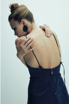 Nazlı Ceren-Riley Midi Elbise Midnight Blue-Elbise-3-Milagron.com