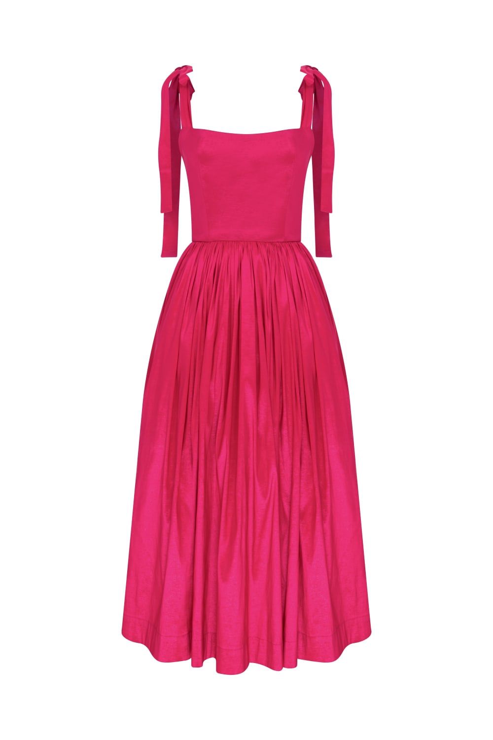 Nazlı Ceren-Sibby Midi Elbise Pink-Elbise-3-Milagron.com