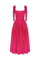 Nazlı Ceren-Sibby Midi Elbise Pink-Elbise-3-Milagron.com