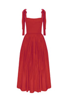 Nazlı Ceren-Sibby Midi Elbise Rouge-Elbise-1-Milagron.com