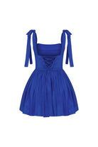 Nazlı Ceren-Sibby Mini Elbise Bleu-Elbise-4-Milagron.com